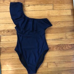 Brand new classic navy J. Crew swimsuit, size S